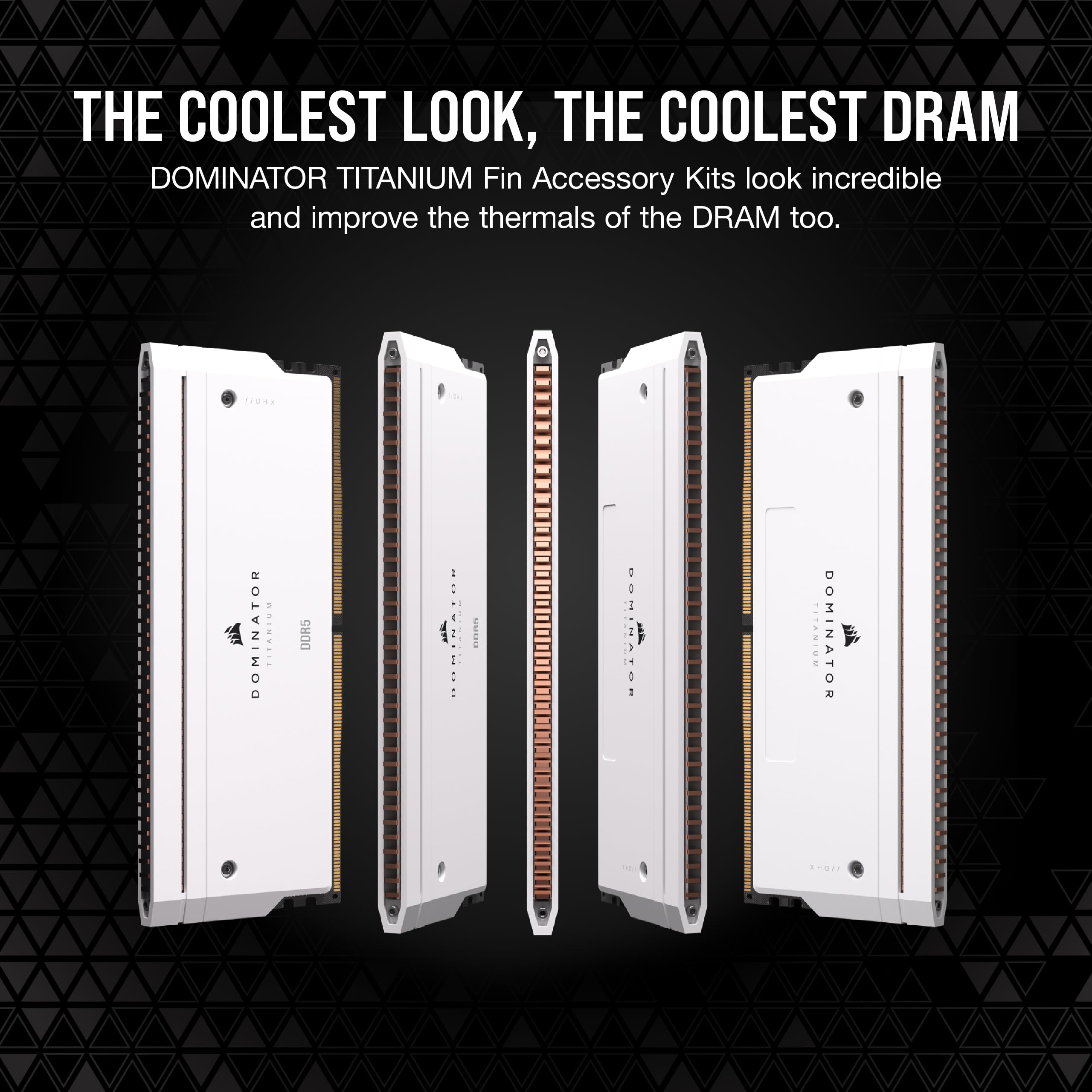 corsair-dominator-titanium-rgb-ddr5-fin-kit-di-accessori-bianco-2x-barre-superio image 4