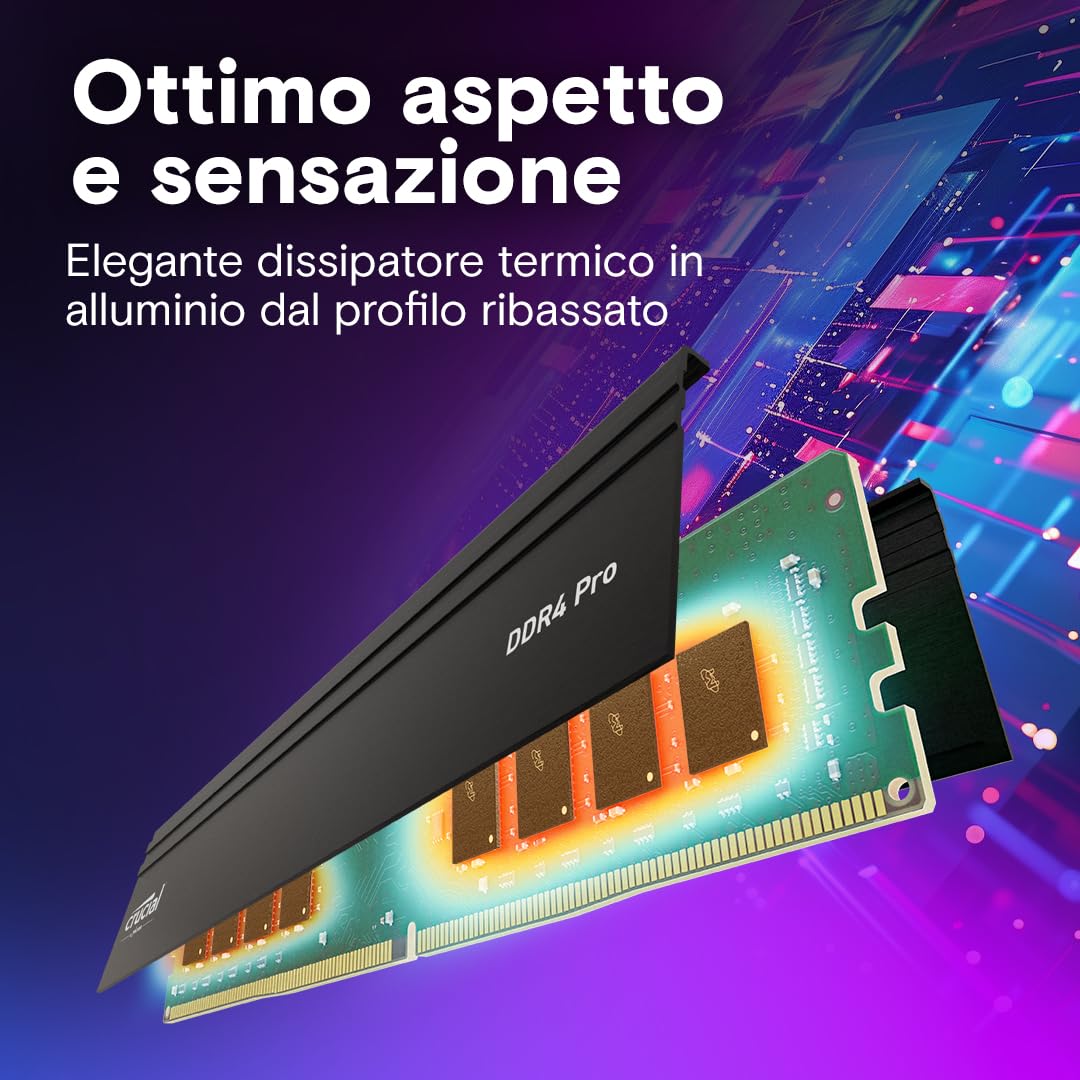 crucial-pro-ram-ddr4-64gb-kit-2x32gb-3200mhz-memoria-pc-cp2k32g4dfra32a image 5