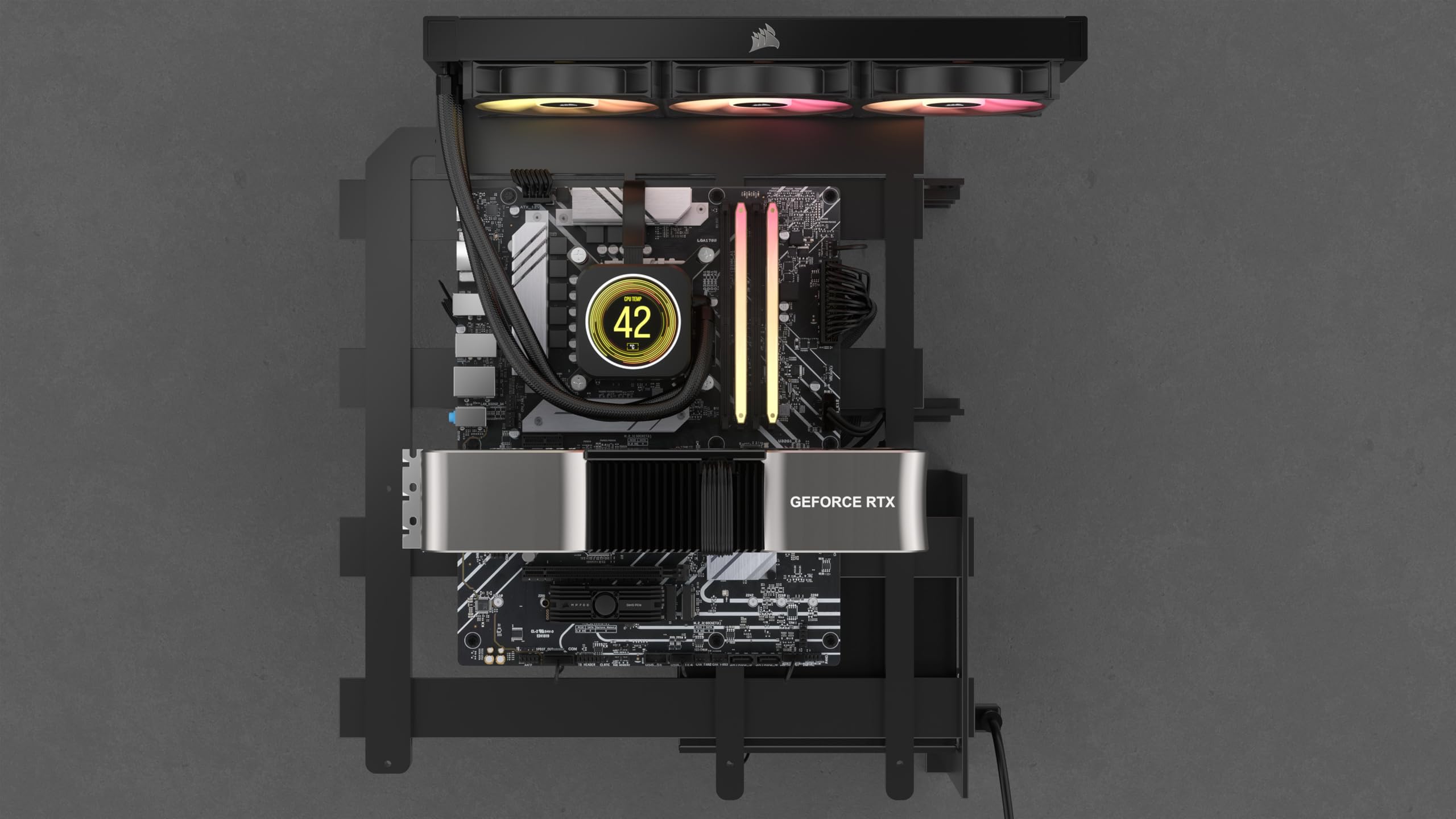 corsair-dominator-titanium-wave-kit-accessori-x2-barre-led-rgb-oro image 3