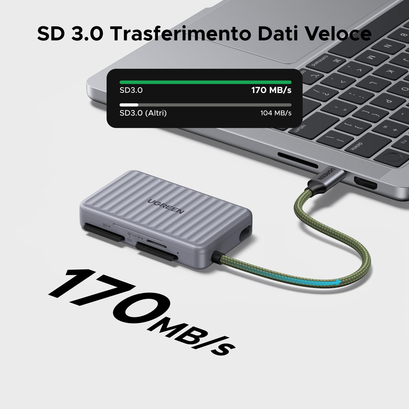 ugreen-lettore-schede-sd-usb-c-con-custodia-portatile-170-mb-s-sd-microsd image 5