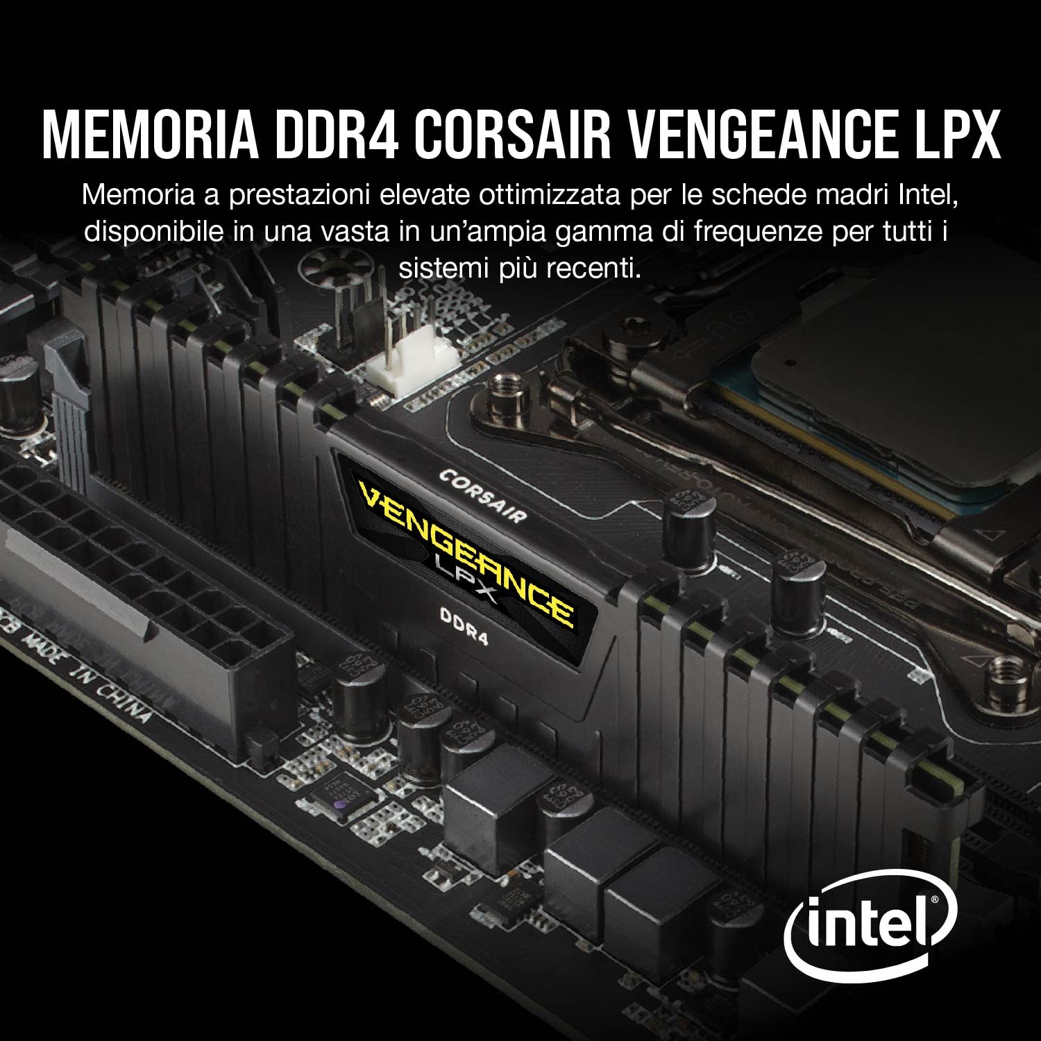 corsair-vengeance-lpx-16gb-2x8gb-ddr4-3200mhz-cl16-memoria-desktop-nero image 2