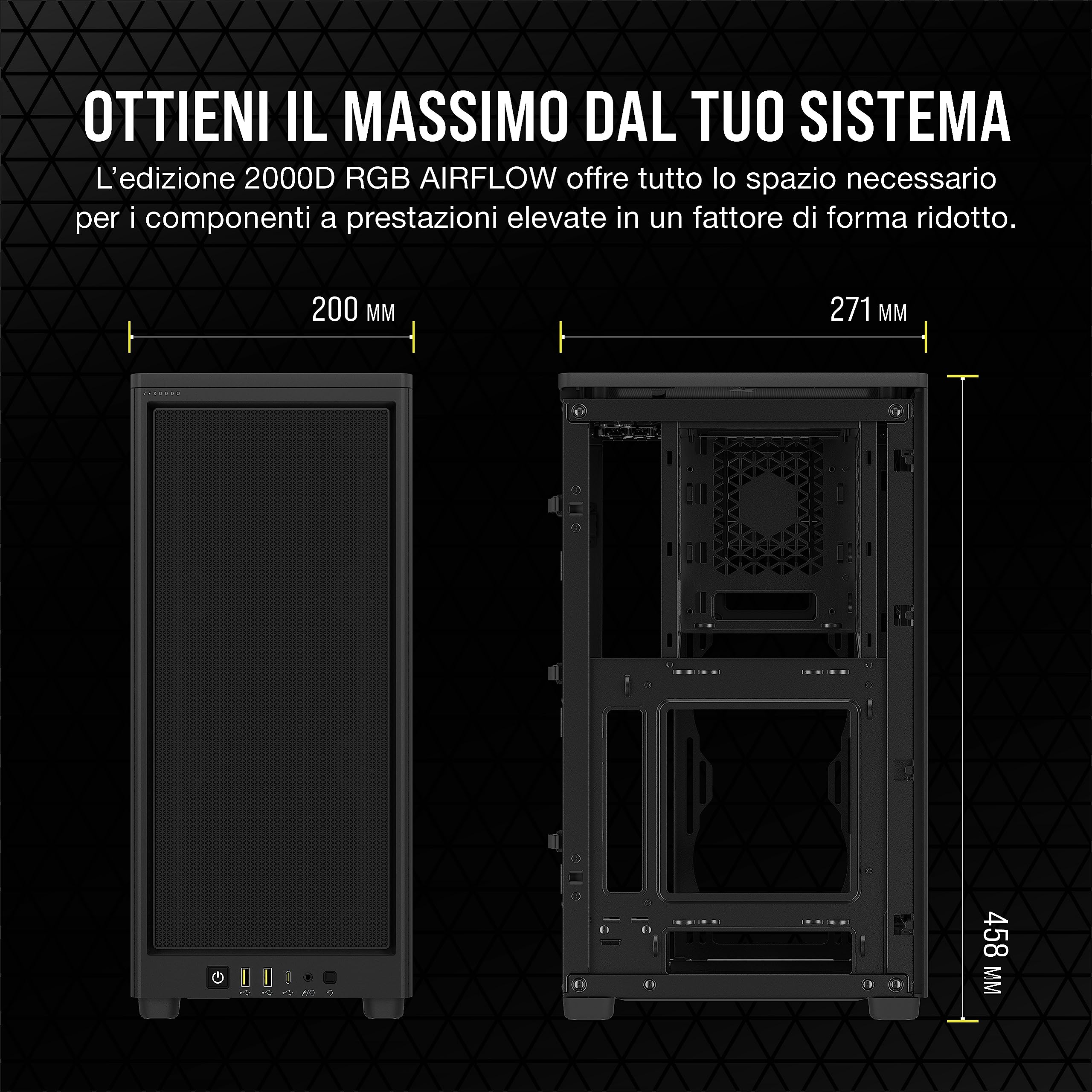 corsair-2000d-airflow-mini-itx-sff-tower-case image 7