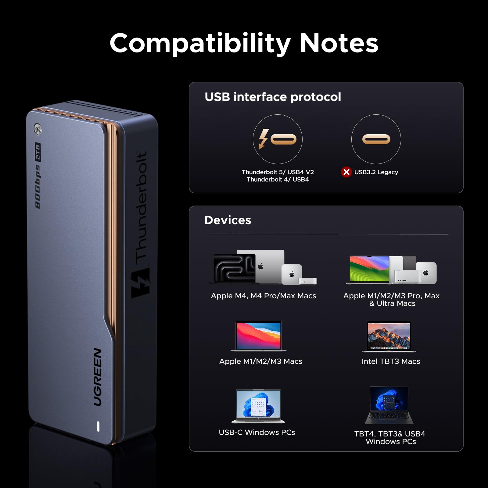 ugreen-neodrive-creator-ssd-esterno-portatile-2tb-thunderbolt-5-fino-a-6600mb-s- image 8