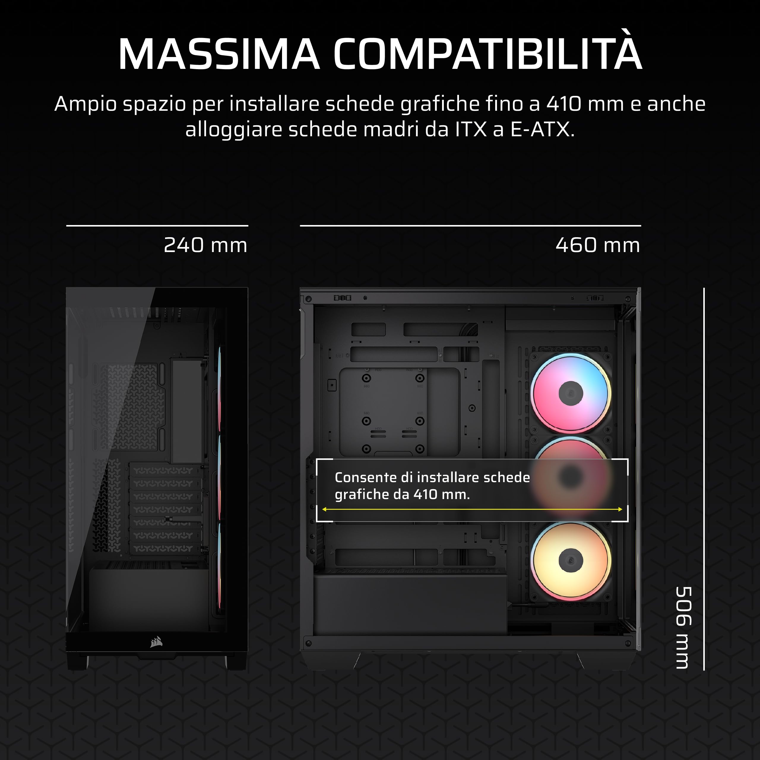 corsair-3500x-lx-r-rgb-icue-link-mid-tower-panoramico-nero-con-3-ventole image 7