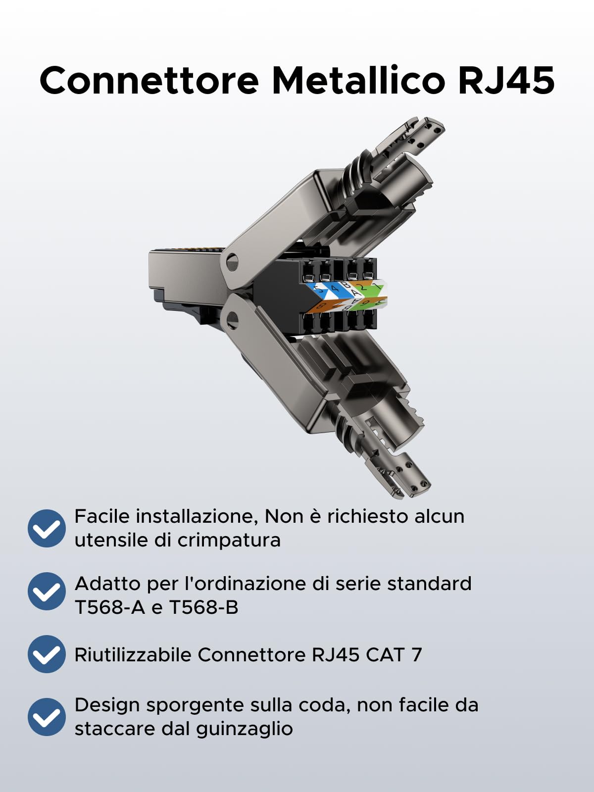 ugreen-connettore-ethernet-cat-7-schermato-spina-rj45-10gbps-poe-confezione-da-4 image 6