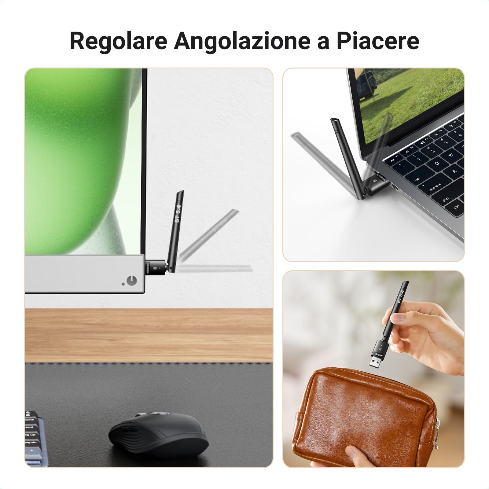ugreen-adattatore-bluetooth-5-4-usb-per-pc-windows-con-antenna image 7