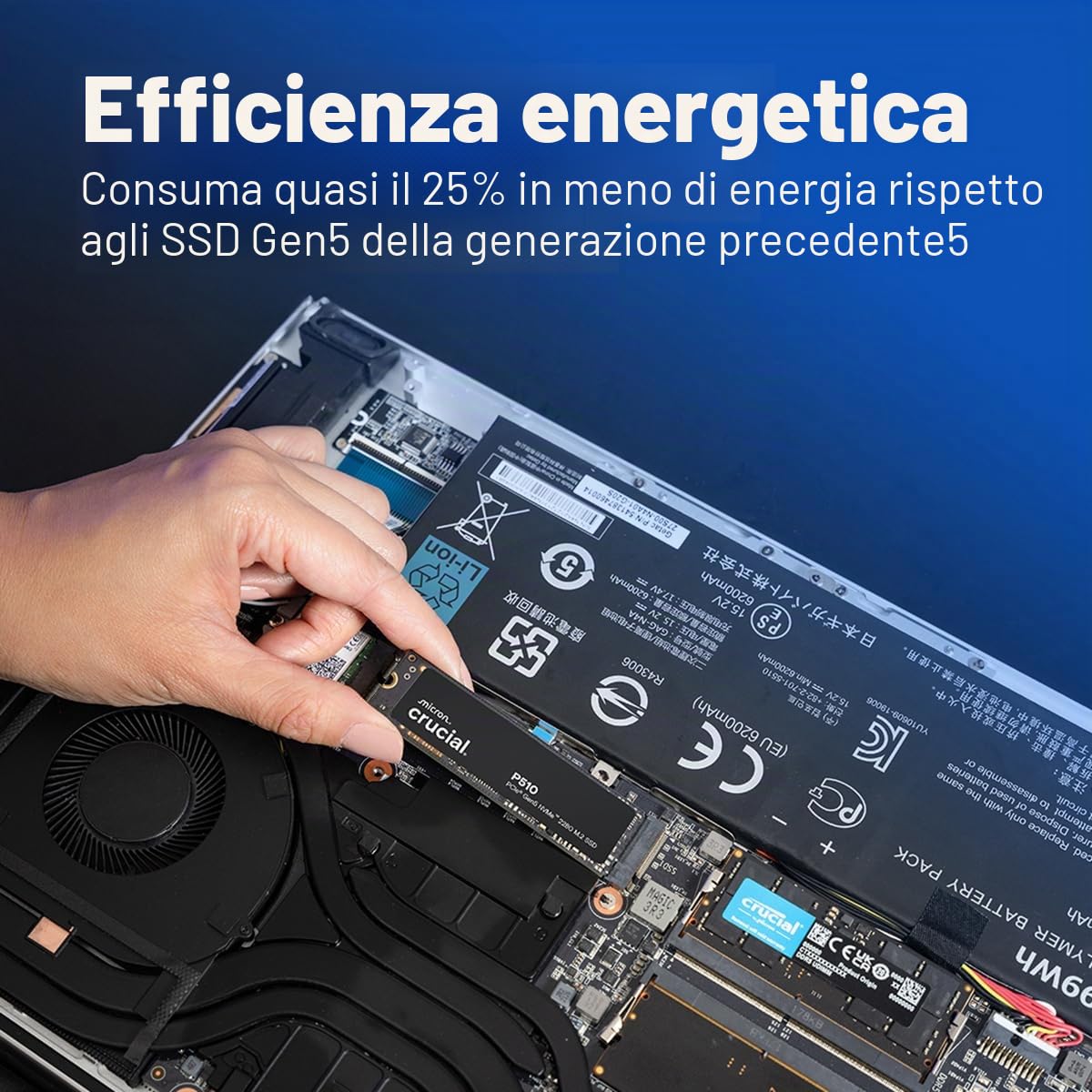 crucial-p510-ssd-interno-2tb-m-2-2280-pcie-gen5-x4-nvme image 5