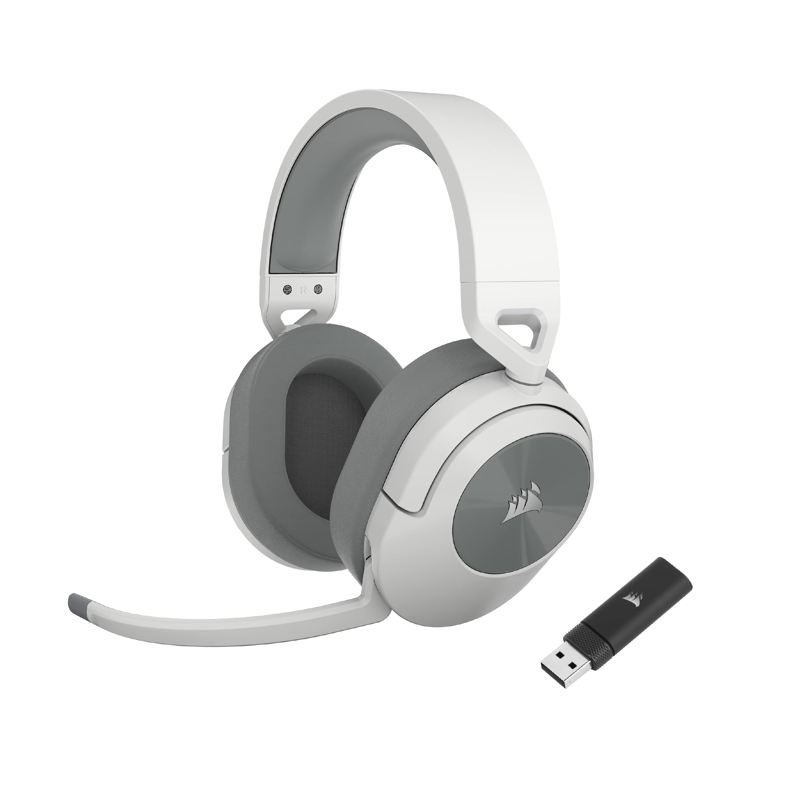 corsair-hs55-wireless-cuffia-gaming-con-microfono-bianco image 1