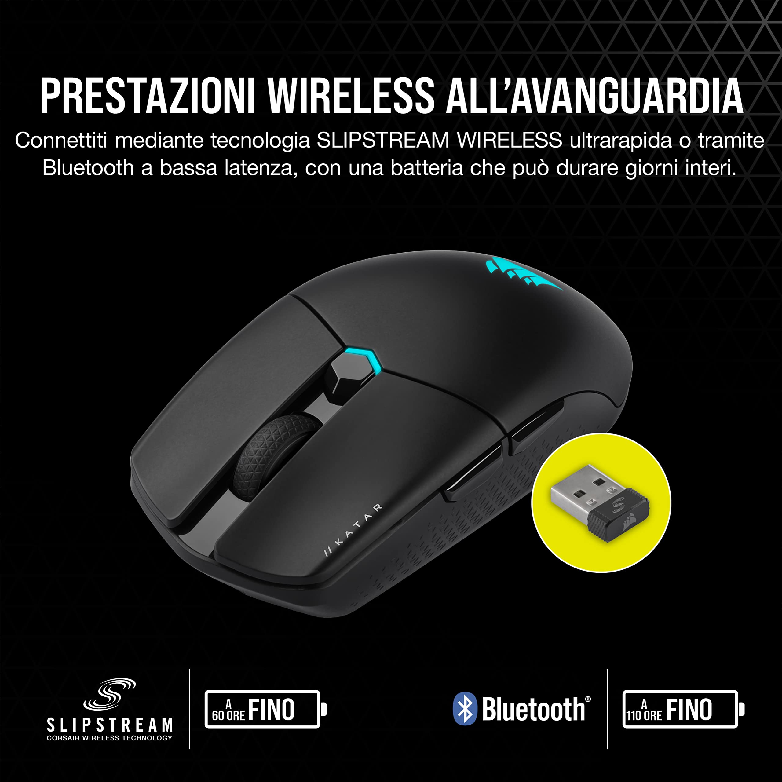corsair-katar-elite-wireless-mouse-gaming-nero-26-000-dpi image 5