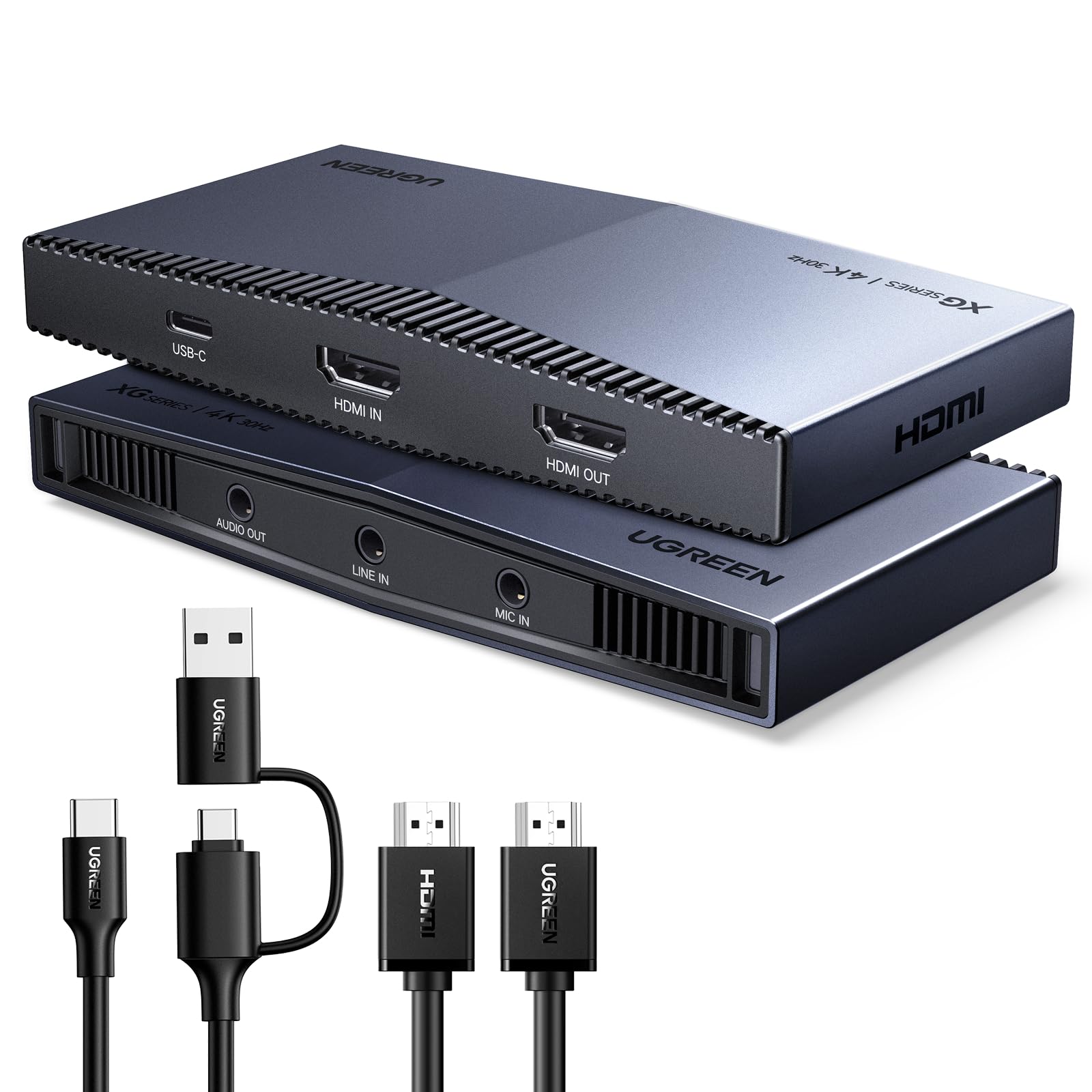 ugreen-scheda-di-acquisizione-video-hdmi-4k-30hz-usb-c-loopout-4k-60hz image 1
