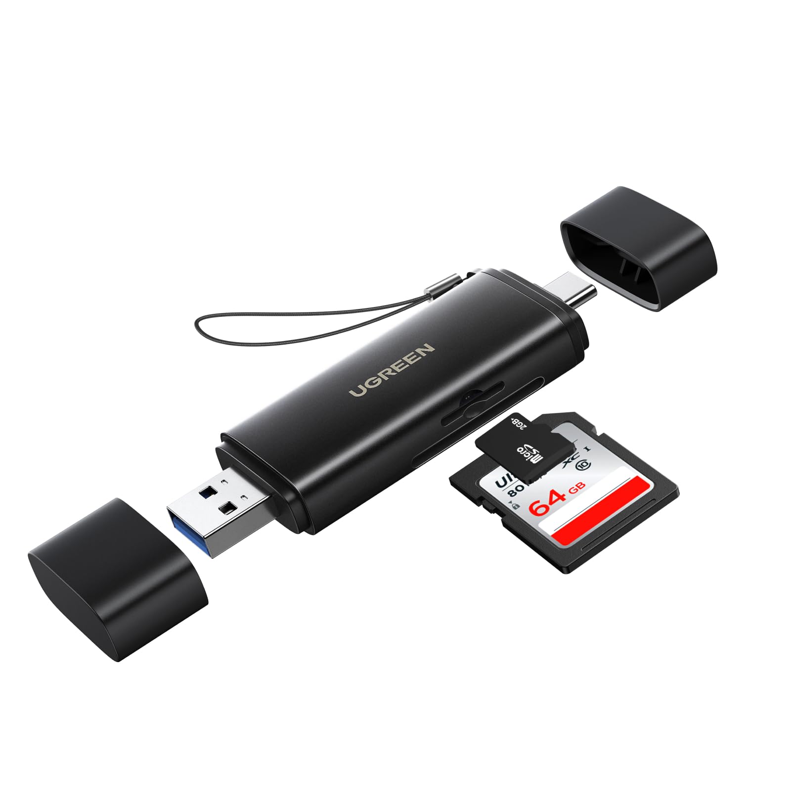ugreen-sd4-0-lettore-schede-sd-usb-c-e-usb-a-312mb-s-in-alluminio image 1
