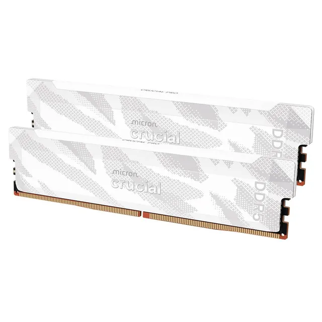 crucial-pro-ram-ddr5-32gb-kit-2x16gb-6400mhz-cl32-bianco image 1