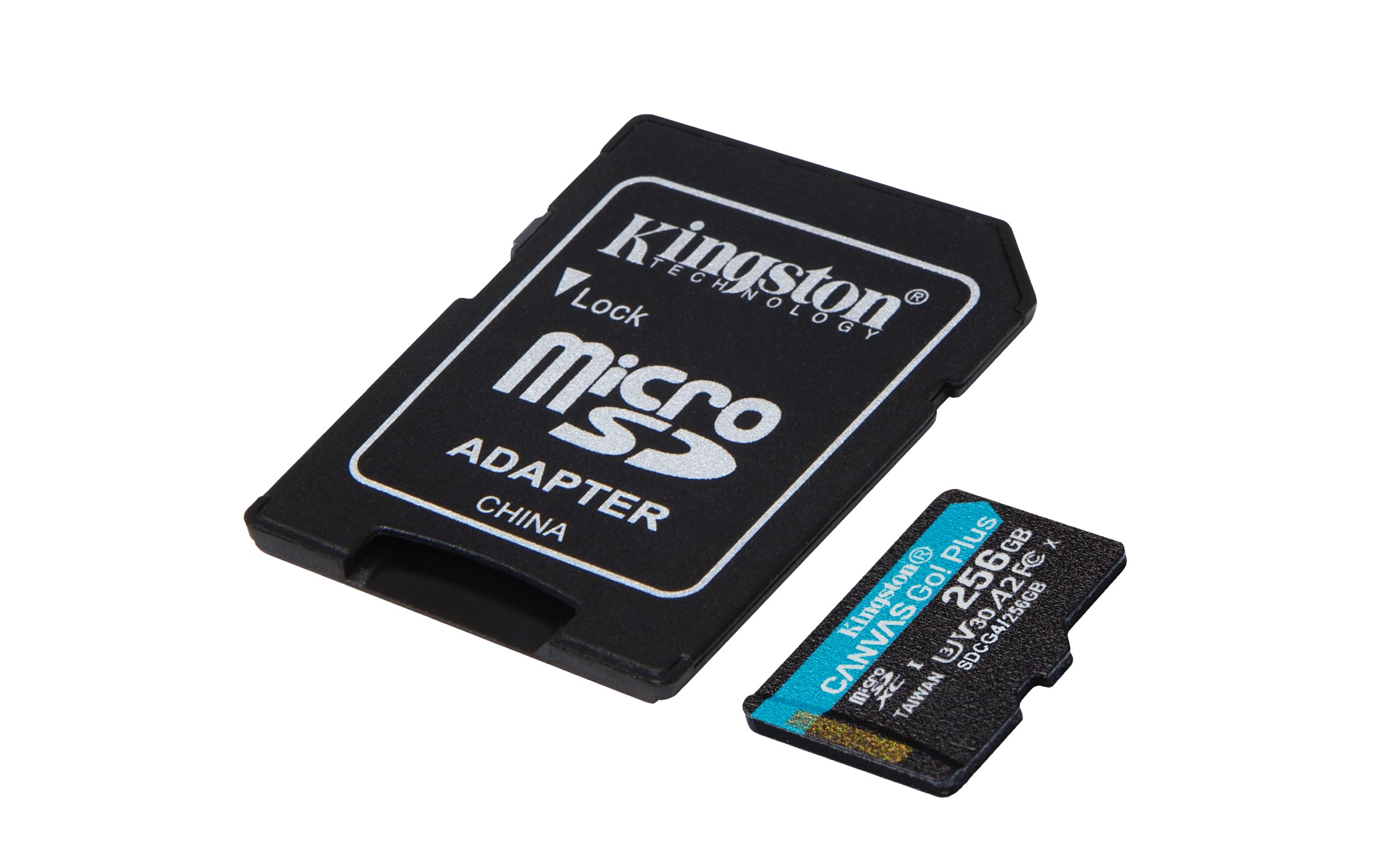 kingston-canvas-go-plus-microsdxc-256gb-gen4-200mb-s-a2-u3-v30-con-adattatore image 2