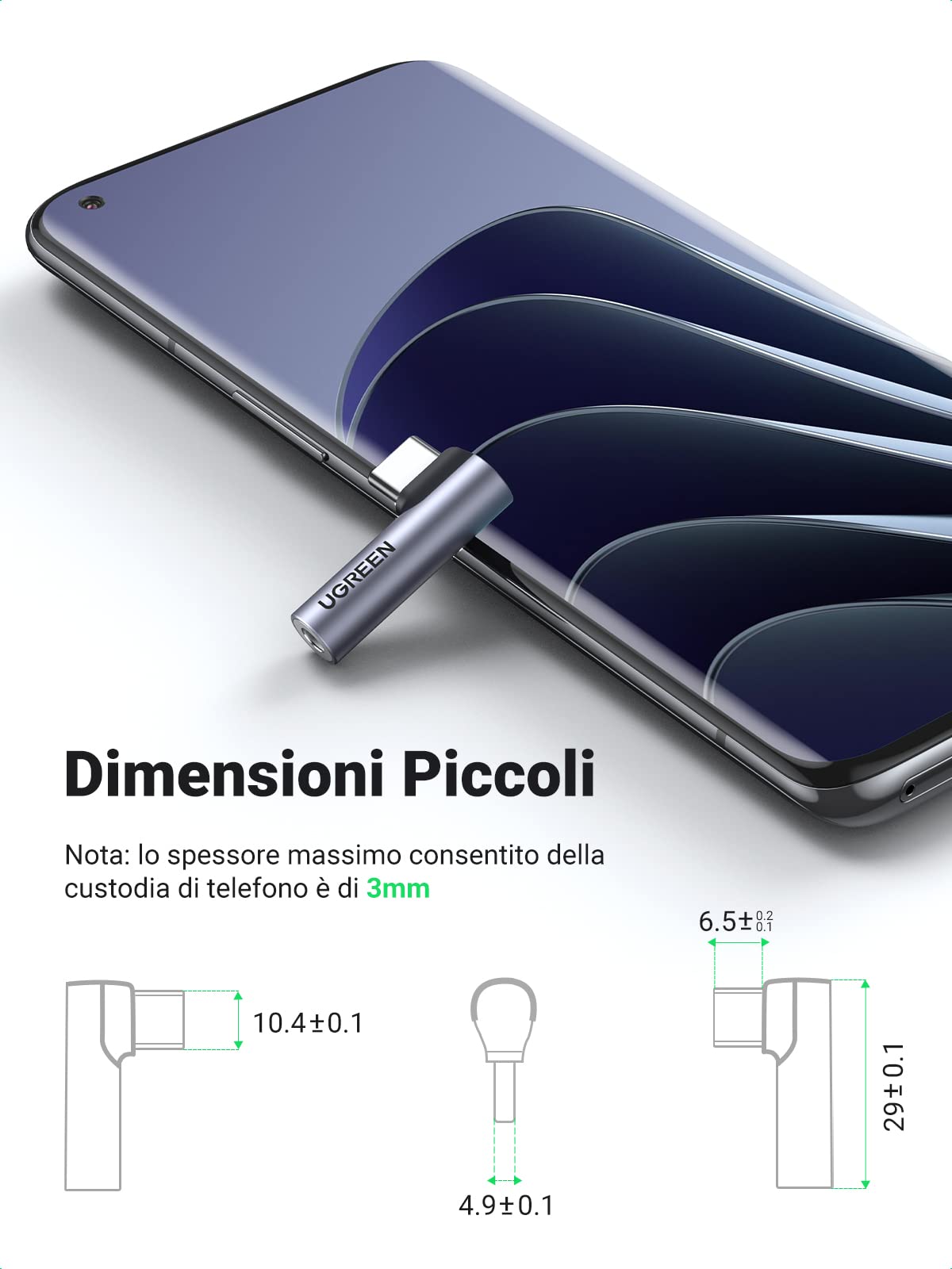 ugreen-adattatore-jack-audio-3-5-mm-a-usb-c-90-gradi-connettore-usb-tipo-c image 4