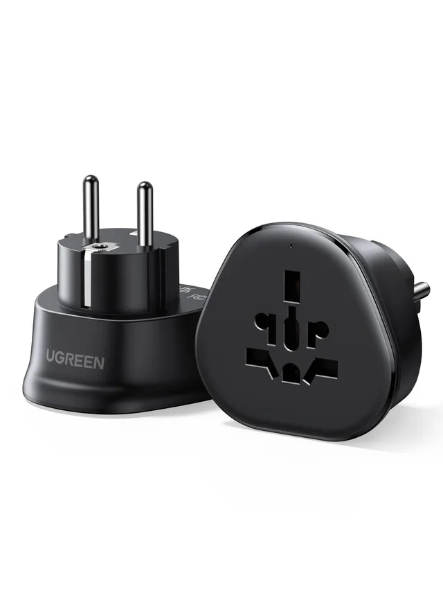 ugreen-adattatore-universale-da-viaggio-eu-tipo-e-f-nero-spine-a-b-c-g-i image 1