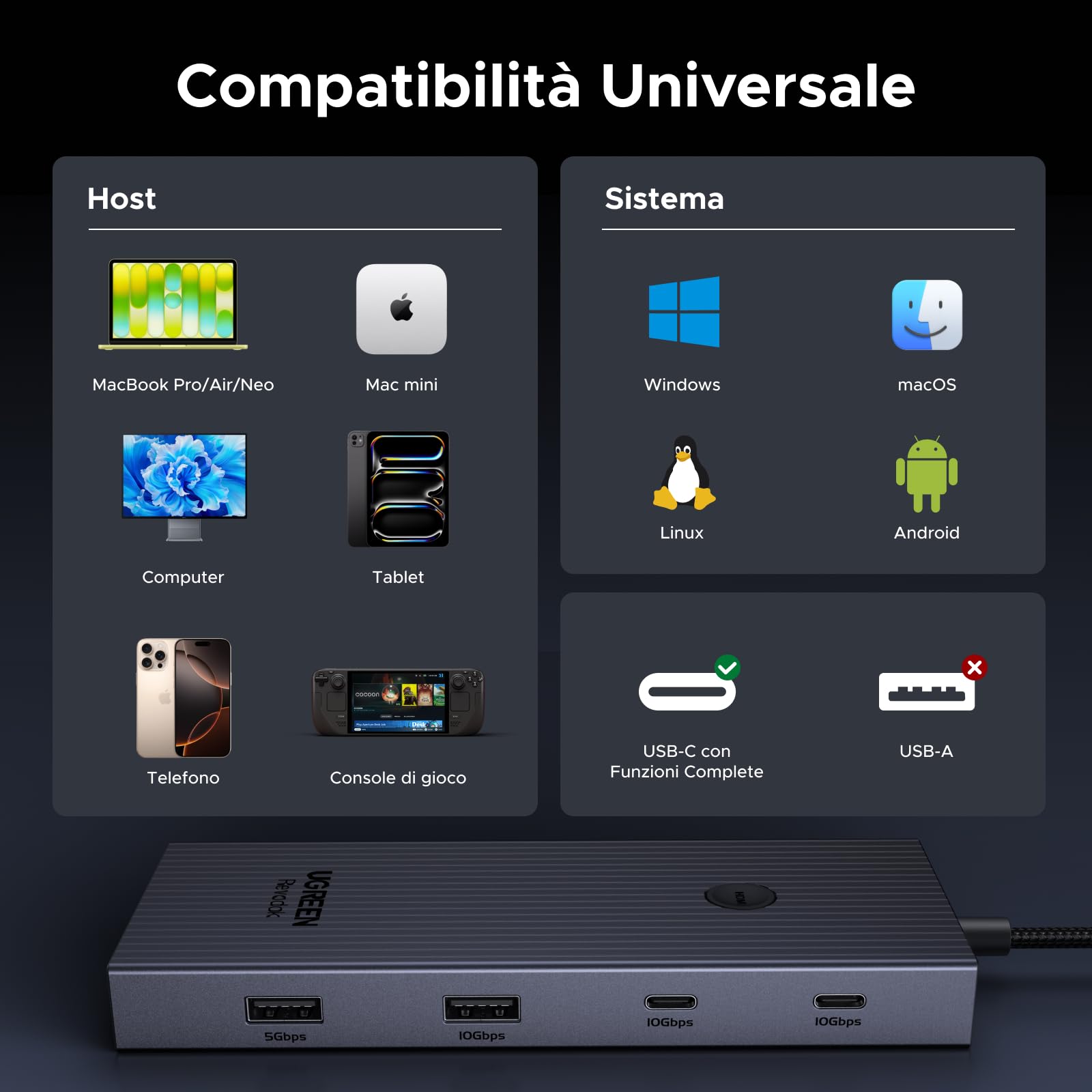 ugreen-revodok-pro-1091-hub-usb-c-9-in-1-docking-station-hdmi-4k-60hz-ethernet-g image 8