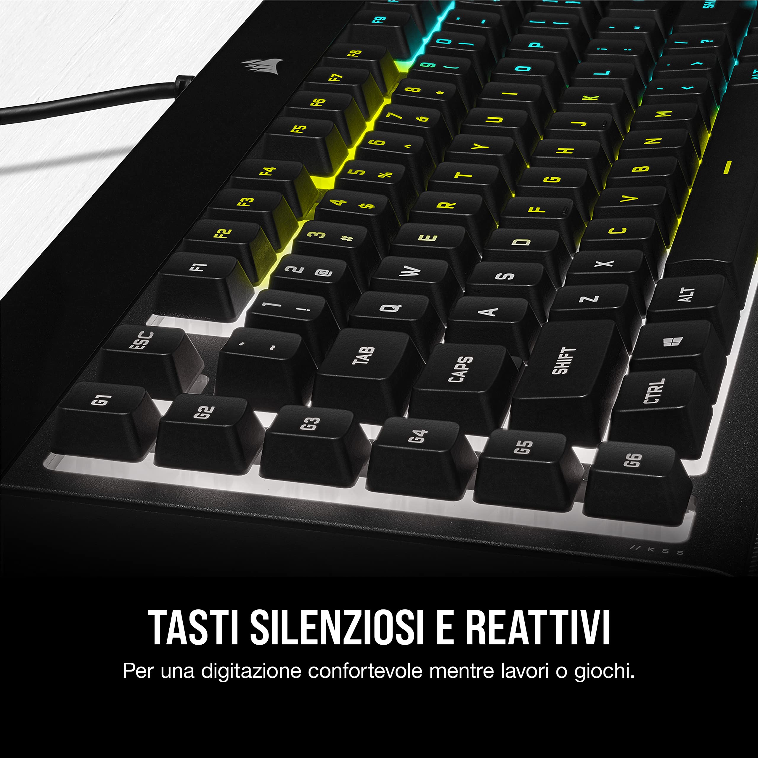 corsair-k55-rgb-pro-tastiera-gaming-cablata-a-membrana-con-6-tasti-macro-ip42-ne image 7