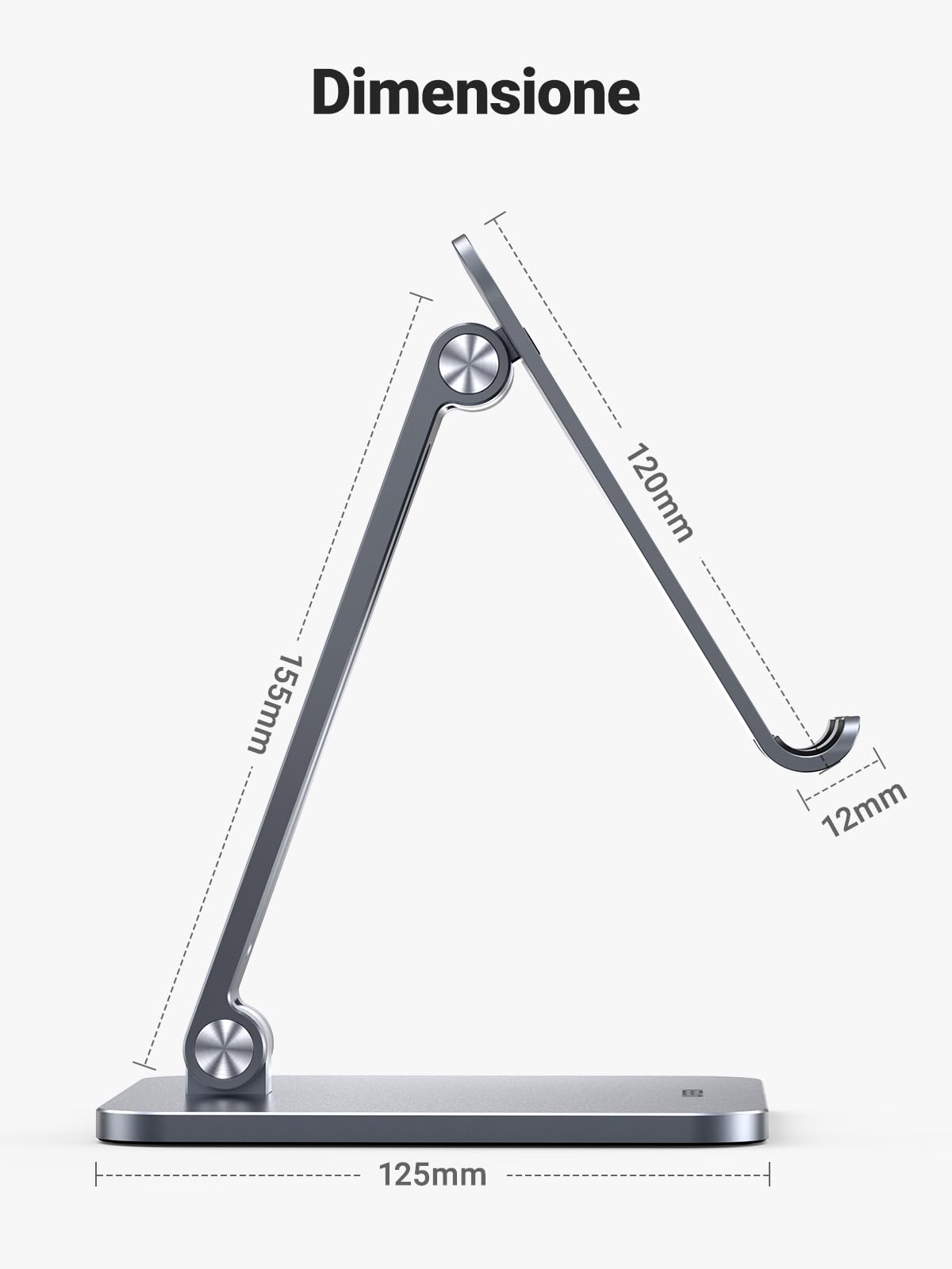 ugreen-supporto-tablet-e-smartphone-da-tavolo-pieghevole-in-alluminio-grigio-4-1 image 3