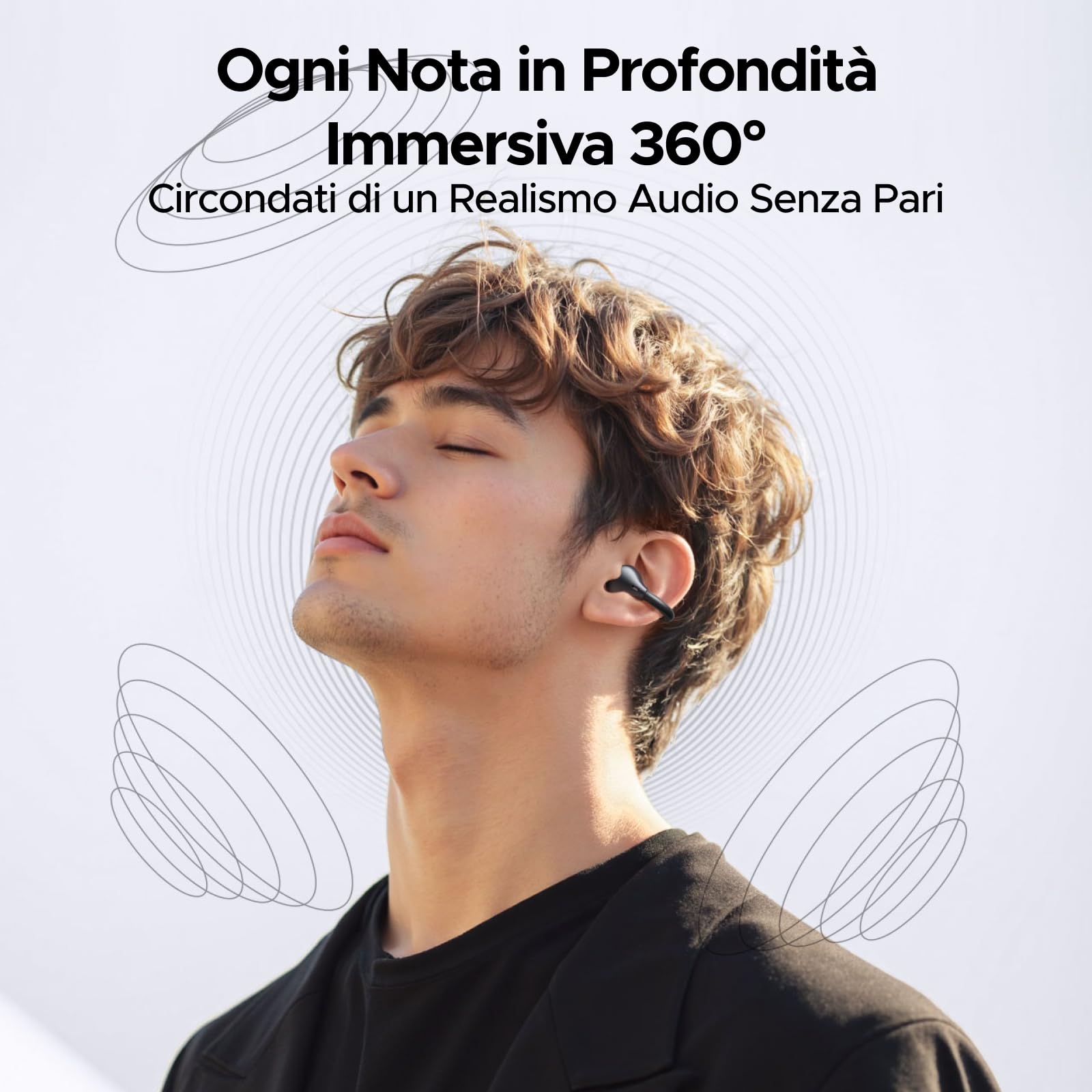 ugreen-hitune-clipbuds-cuffie-bluetooth-clip-on-aperte-nero-30-ore-enc-usb-c-ipx image 4