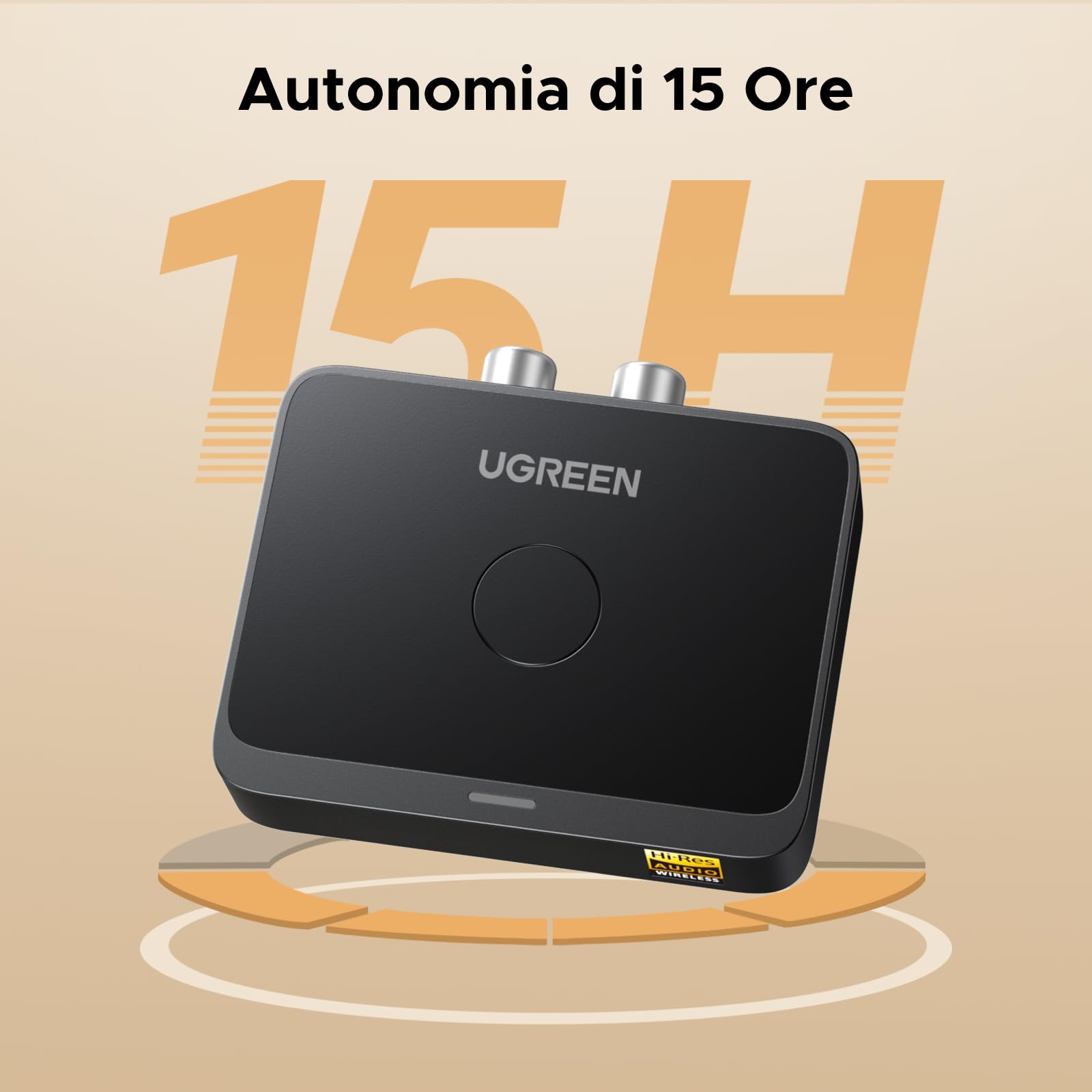 ugreen-ricevitore-bluetooth-6-0-ldac-hi-res-adattatore-audio-aux-rca-hifi image 8