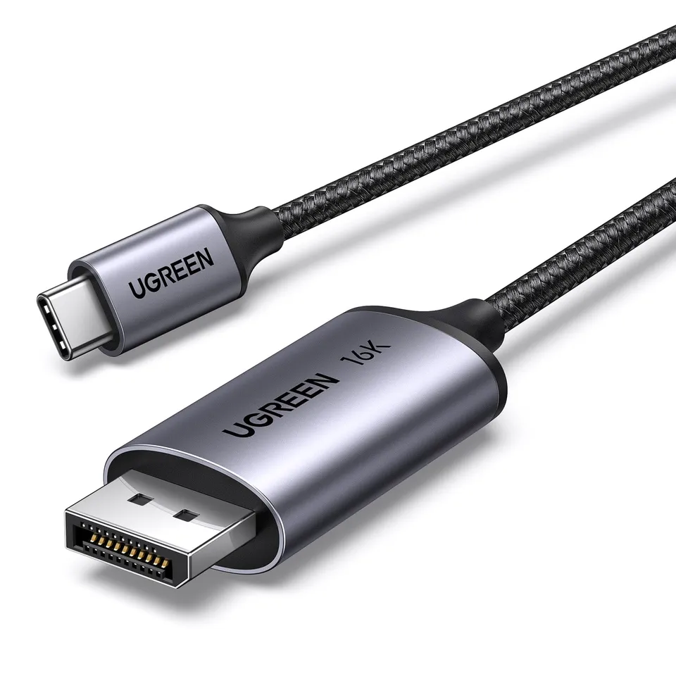 ugreen-cavo-usb-c-a-displayport-2-1-16k-2m-thunderbolt-4 image 1
