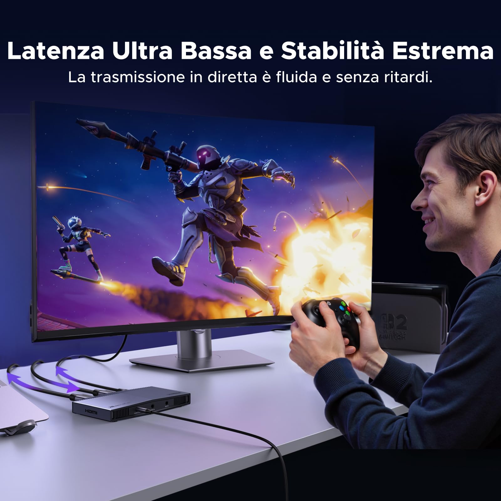 ugreen-scheda-di-acquisizione-video-hdmi-4k-30hz-usb-c-loopout-4k-60hz image 7