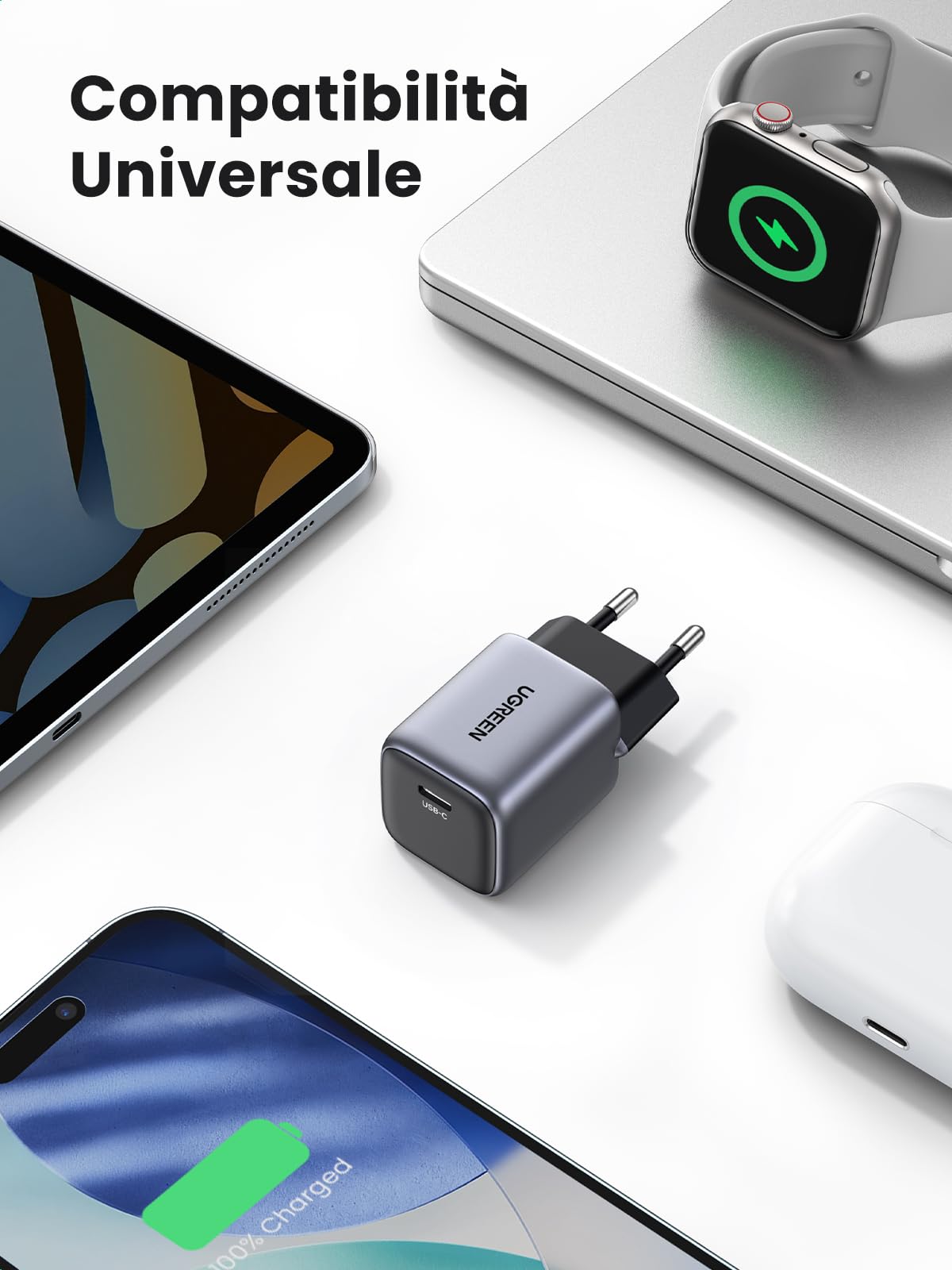 ugreen-nexode-caricatore-usb-c-gan-30w-tipo-c image 5