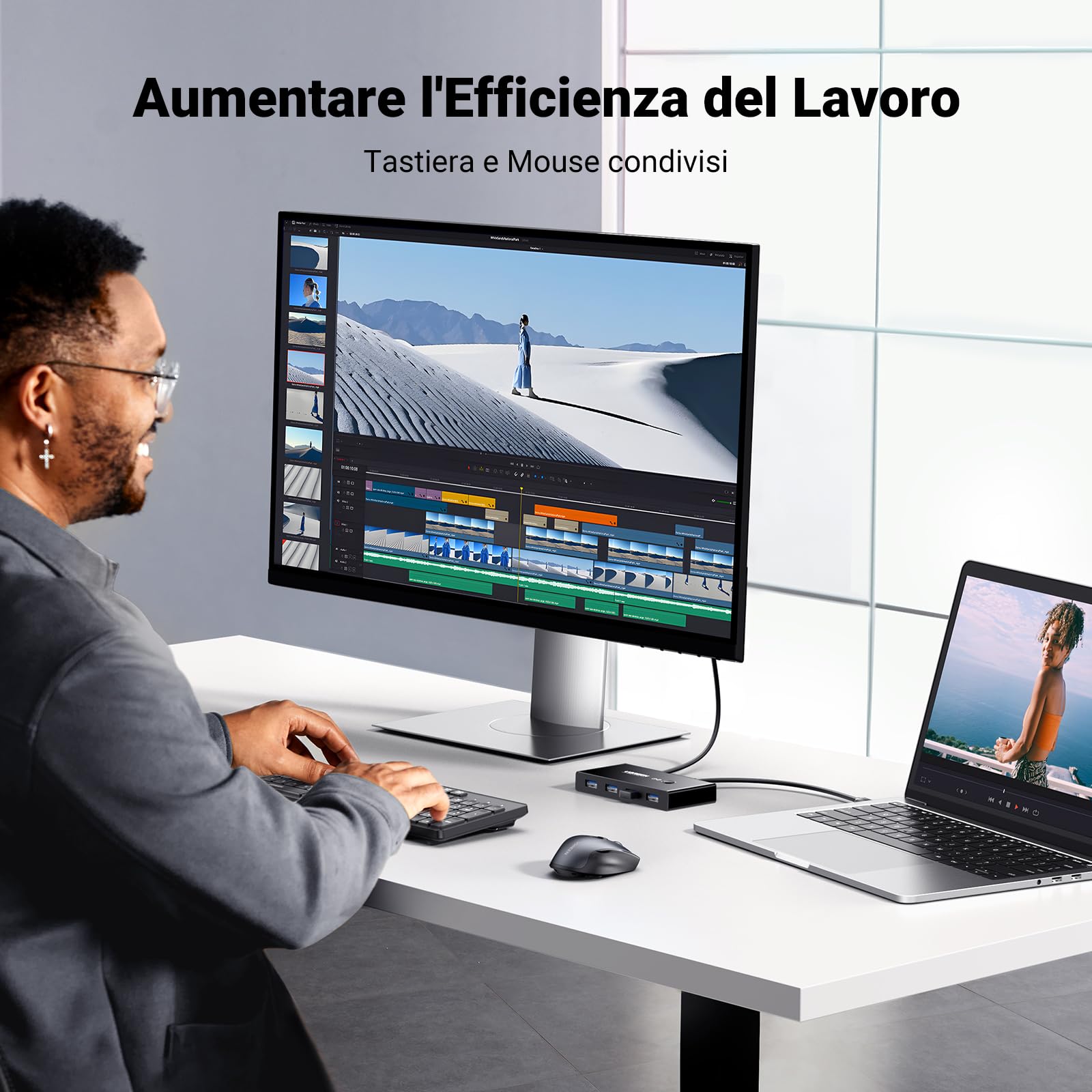 ugreen-switch-usb-3-0-4-porte-2-ingressi-4-uscite-per-2-pc image 4