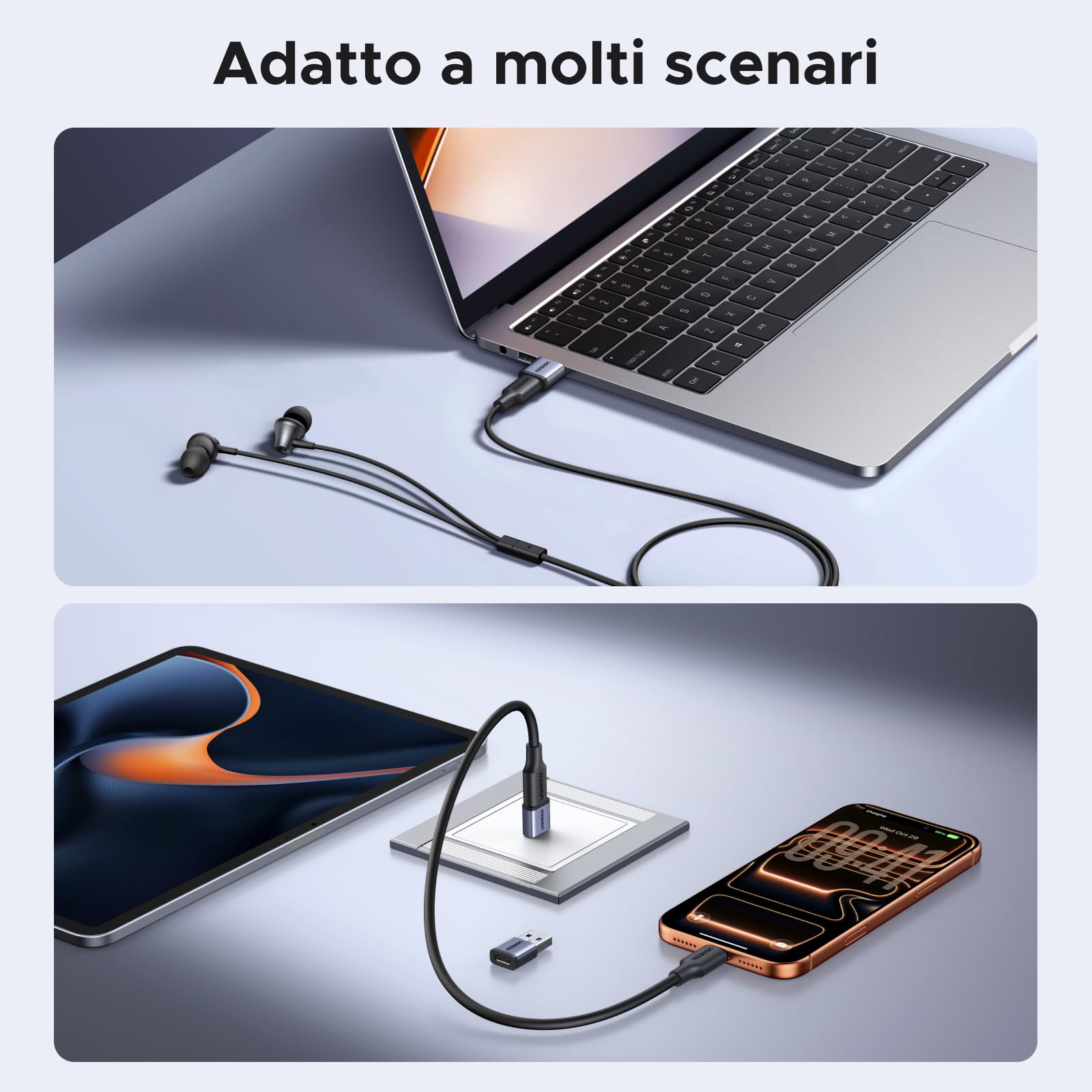 ugreen-adattatore-usb-c-a-usb-a-3-2-10gbps-confezione-da-5-pezzi image 5