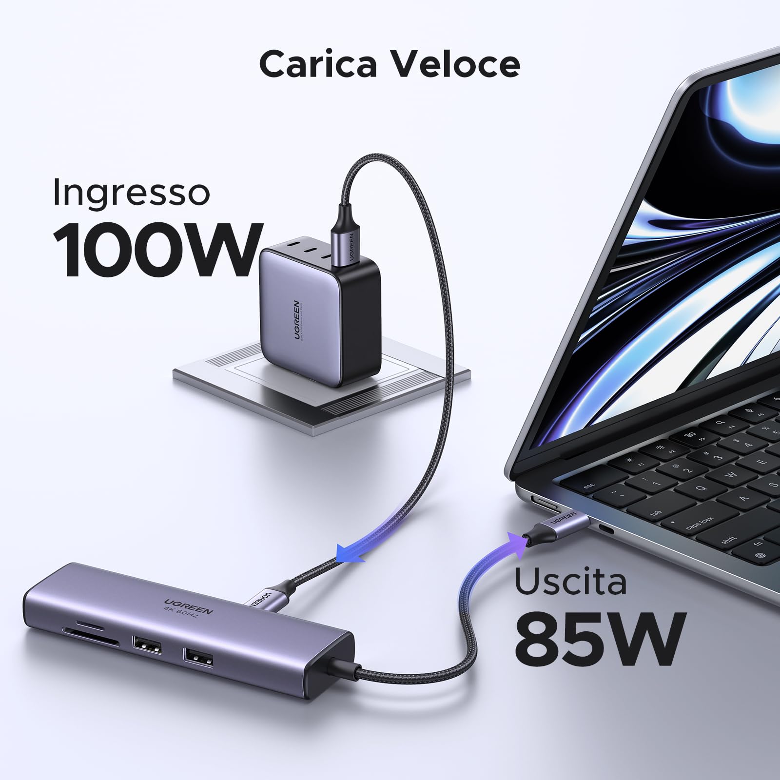 ugreen-revodok-107-hub-usb-c-7-in-1-docking-station-hdmi-4k-60hz-ethernet-gigabi image 4