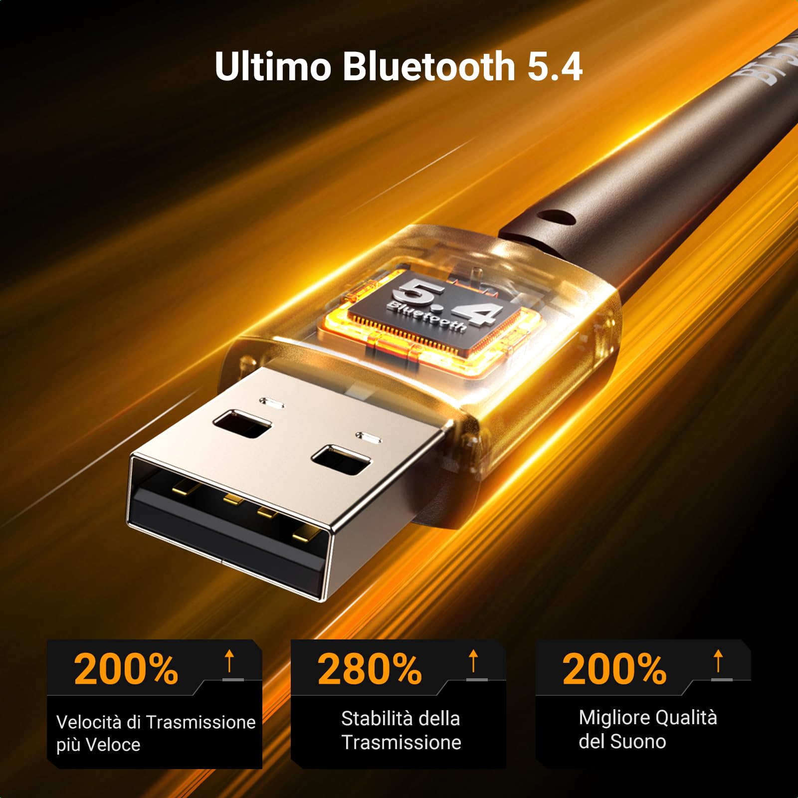ugreen-adattatore-bluetooth-5-4-usb-per-pc-windows-con-antenna image 2