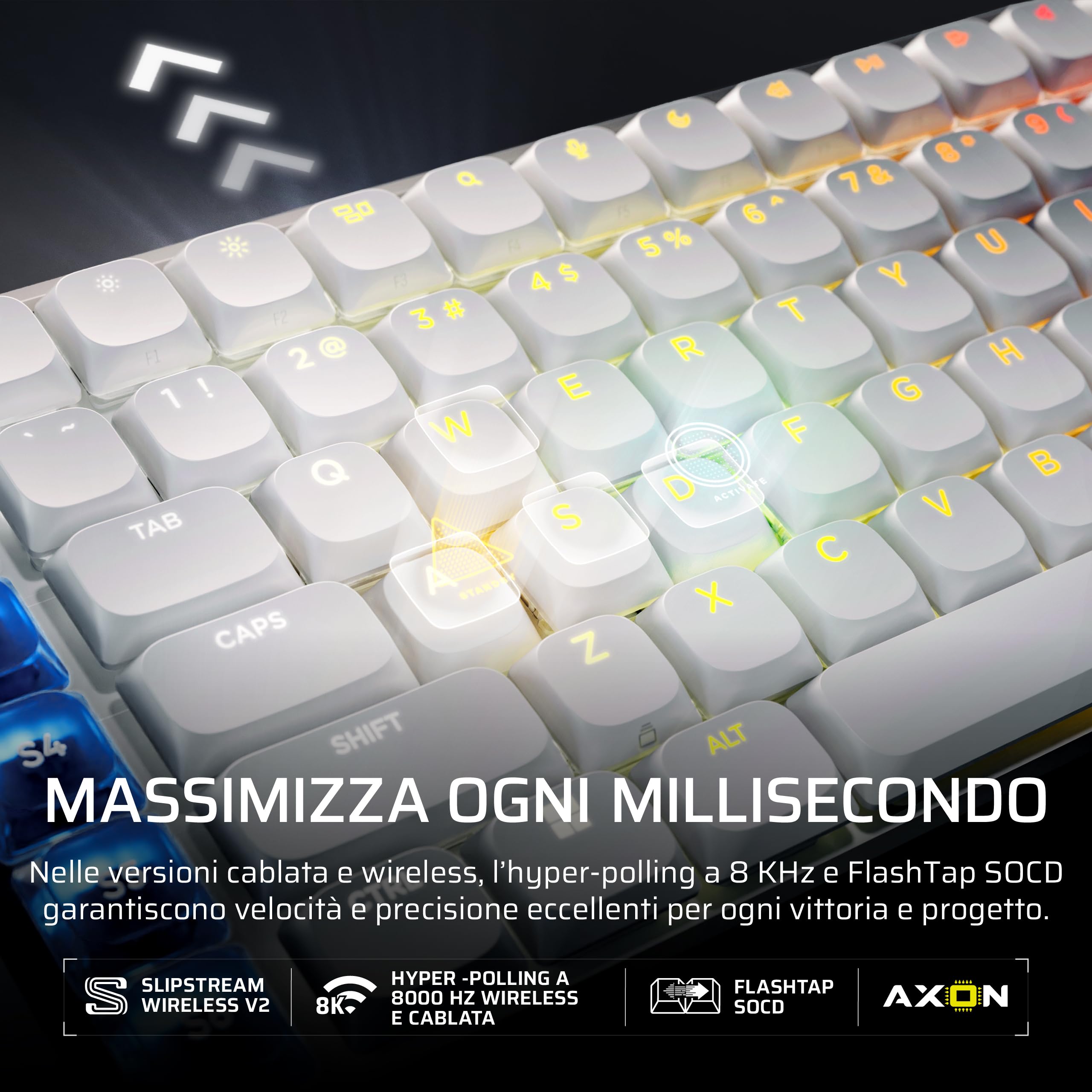 corsair-vanguard-air-99-wireless-tastiera-da-gioco-a-basso-profilo-bianco-ottico image 5