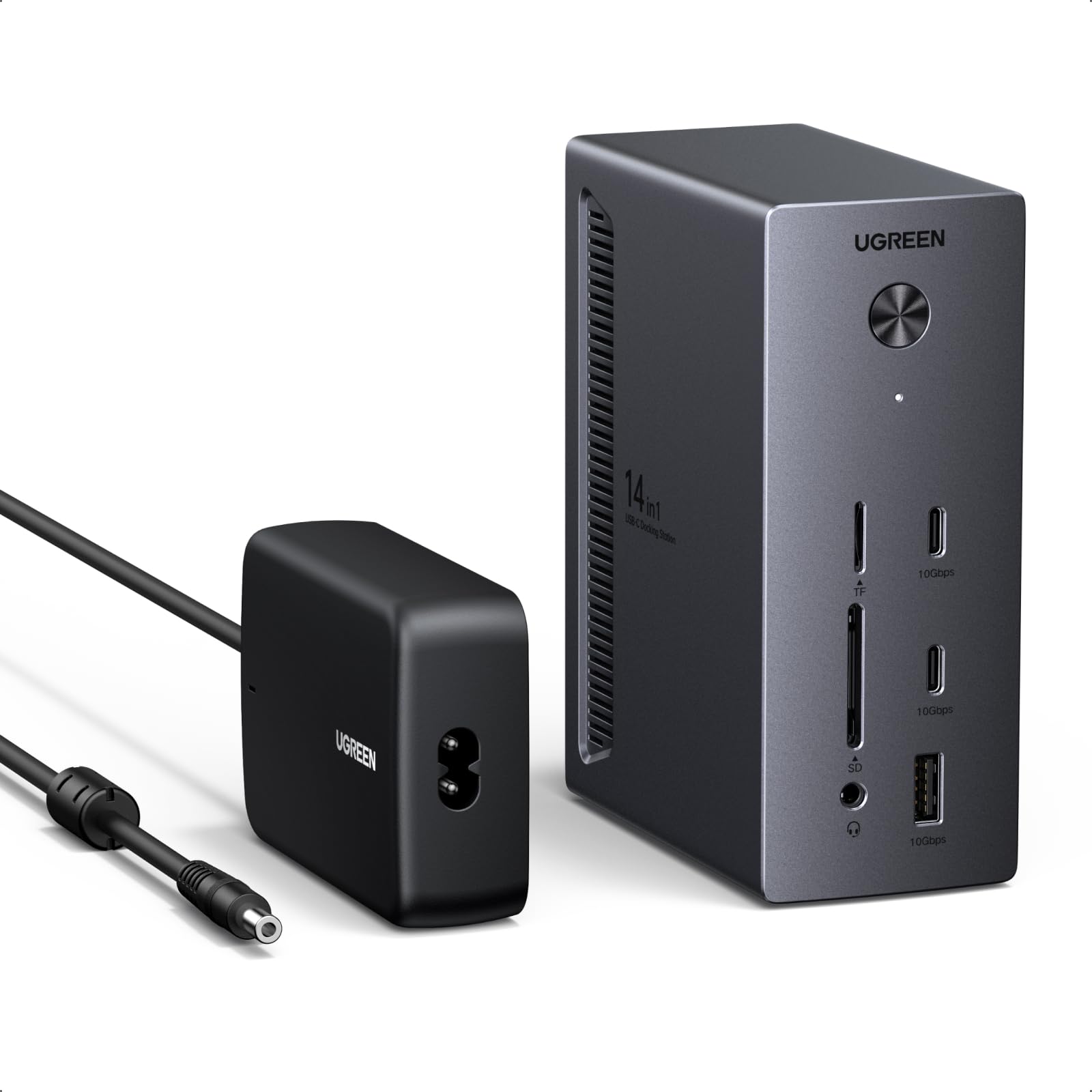 ugreen-revodok-pro-hub-usb-c-14-in-1-docking-station-triplo-display-2x-hdmi-4k60 image 1