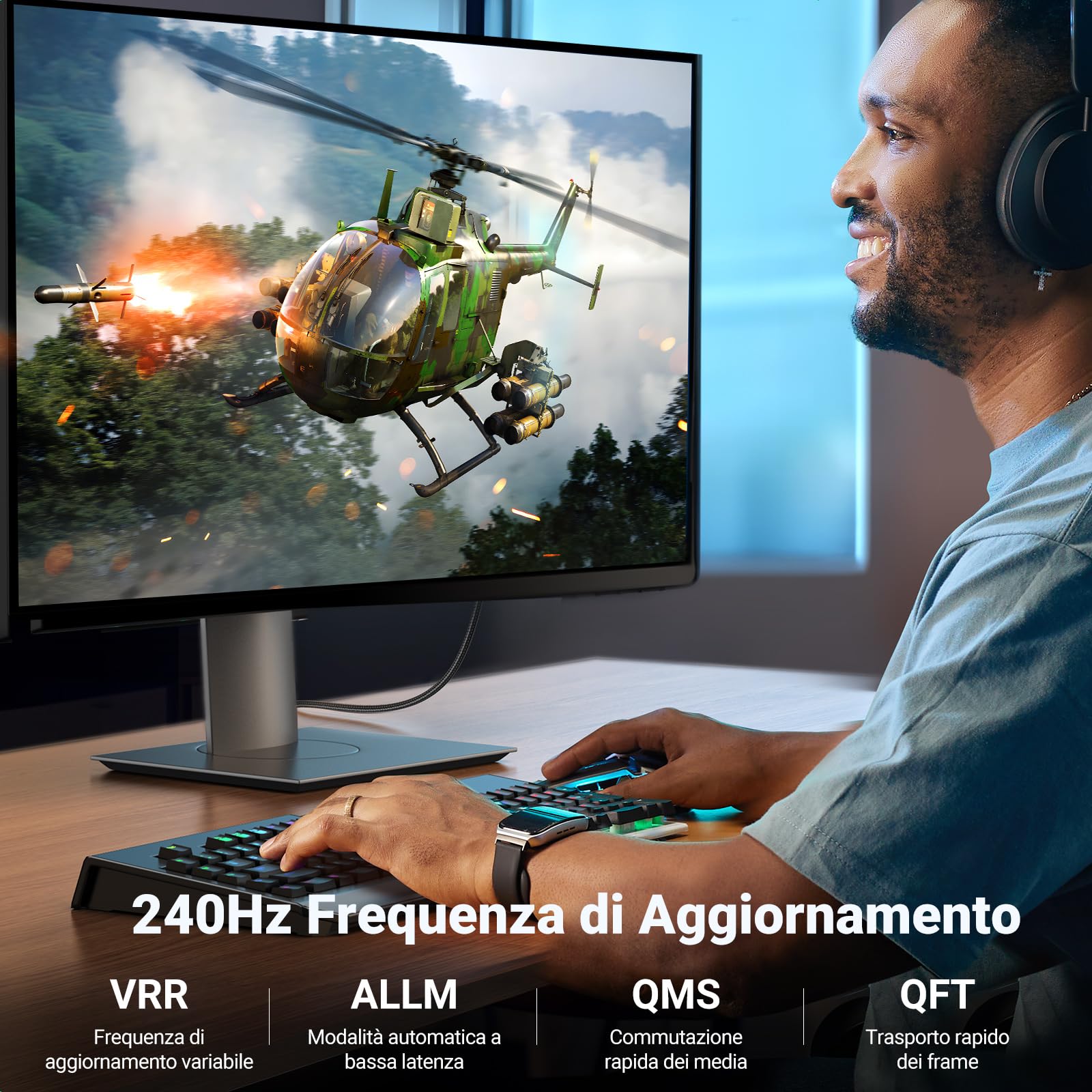 ugreen-cavo-hdmi-2-1-certificato-8k-60hz-4k-120hz-48-gbps-2-m-dynamic-hdr-earc-d image 4