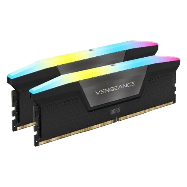 corsair-vengeance-rgb-ddr5-32gb-2x16gb-7000mhz-cl40-xmp-3-0-nero-cmh32gx5m2b7000 image 1